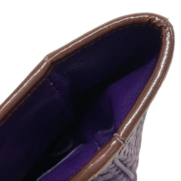 Auth DIOR/ChristianDior - Purple Leather Patent Leather Tote Bag - Picture 12 of 15